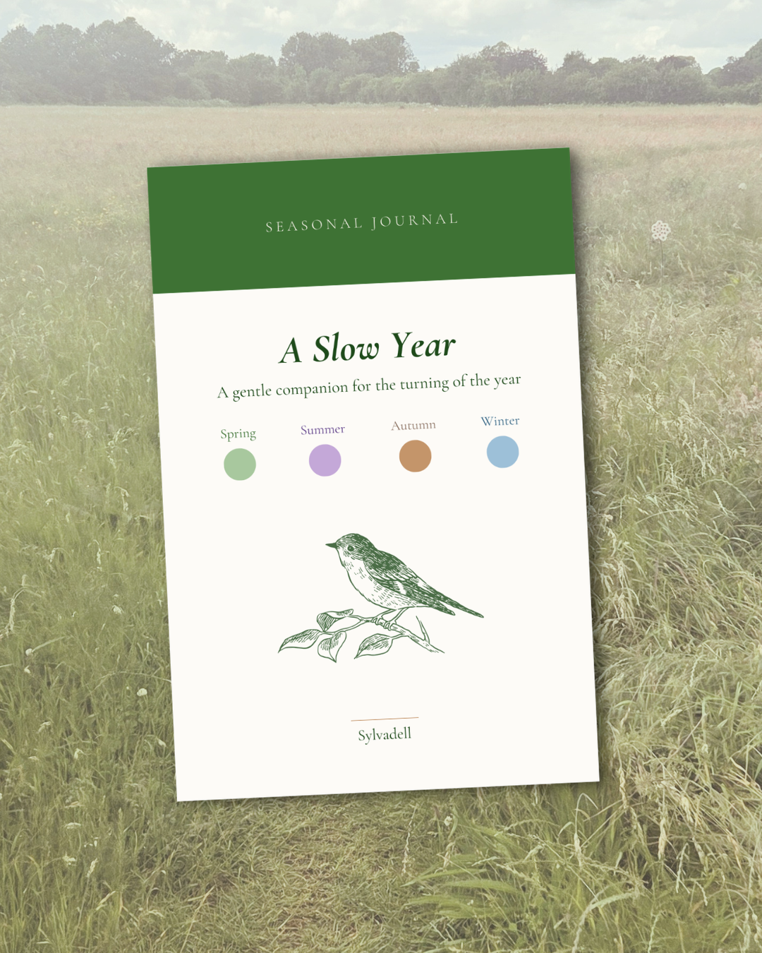 A Slow Year — A Seasonal Reflection & Nature Journal (Digital PDF)